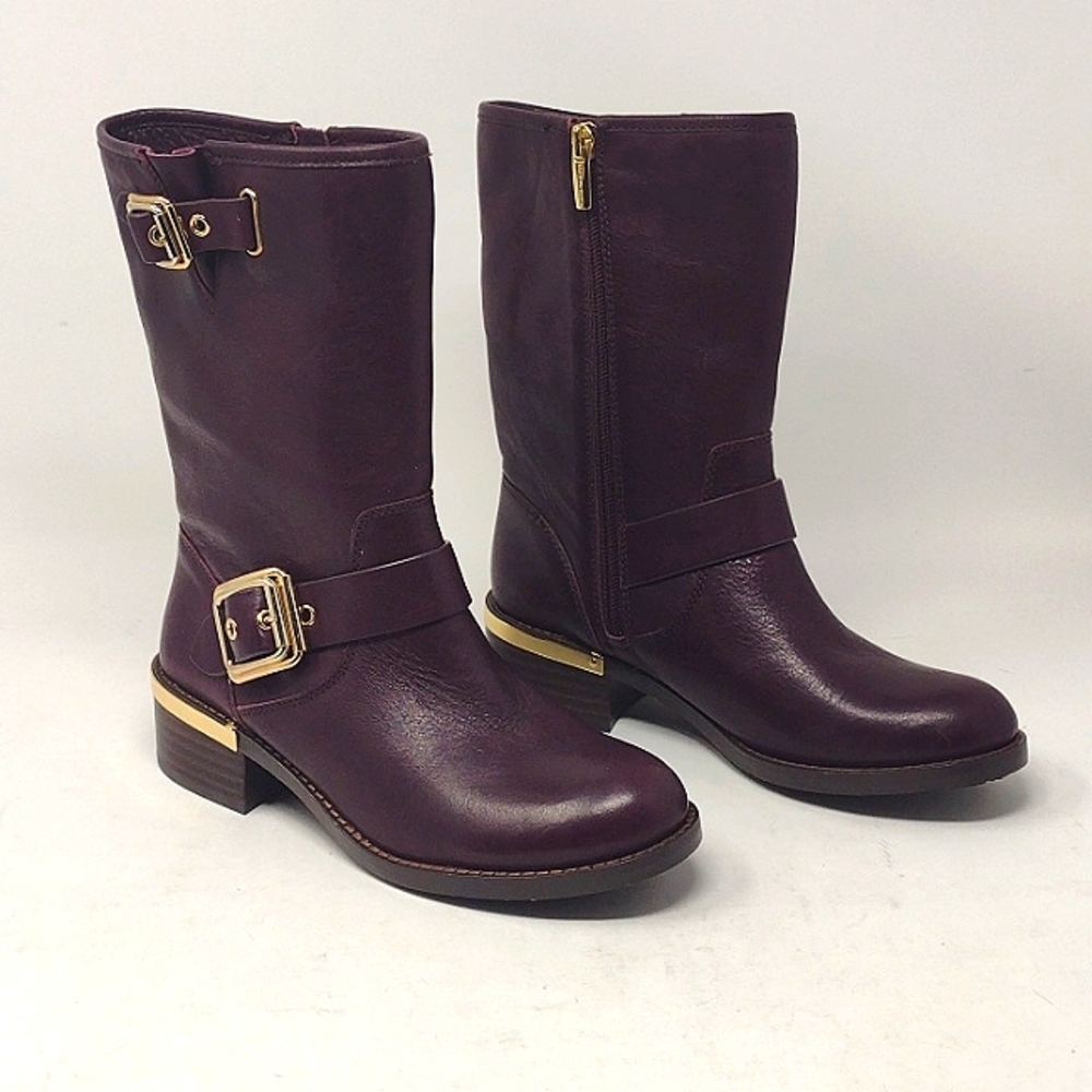 Vince Camuto Women's Windy Mid-Calf Moto Boot